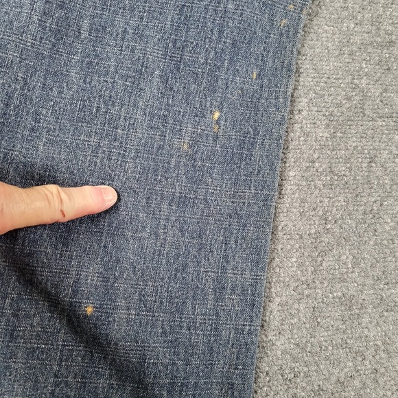 VINTAGE Oleg Cassini Jeans Mens (36x30 Label) Baggy Blue Denim Streetwear Y2K - Picture 3 of 10